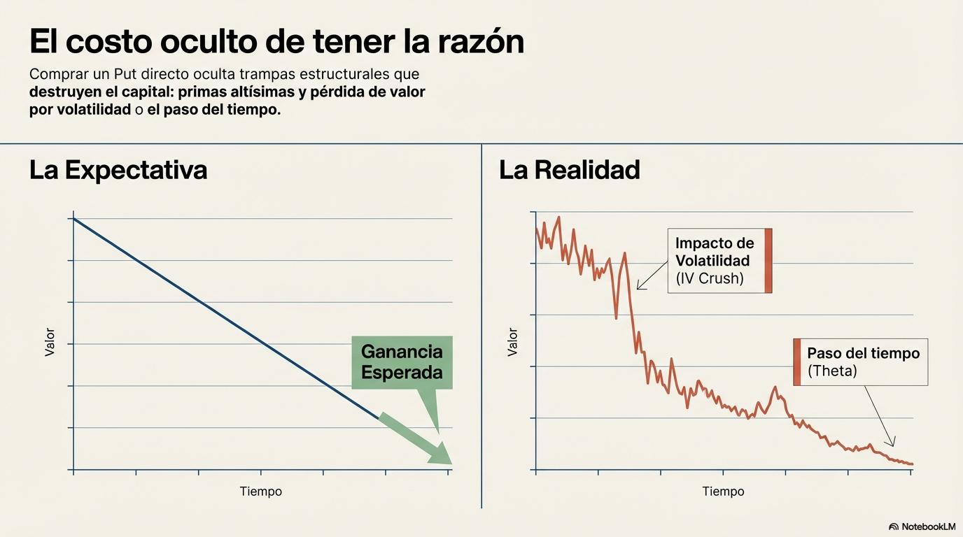 Put Debit Spread: estrategia y ejemplo